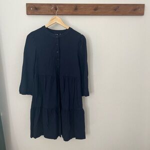 Classic navy fall dress